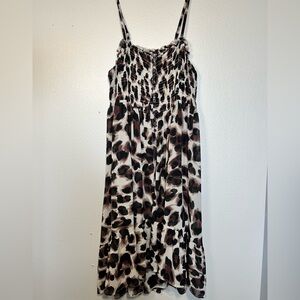 Torrid Leopard Print Chiffon Tunic